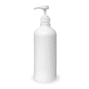 Dávkovač: plastová lahev bílá s pumpičkou 1000 ml