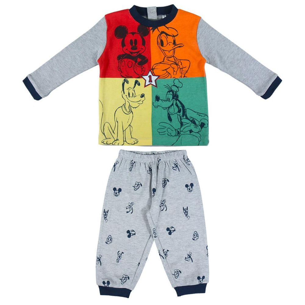 Disney Dětské pyžamo Mickey Mouse šedá 80