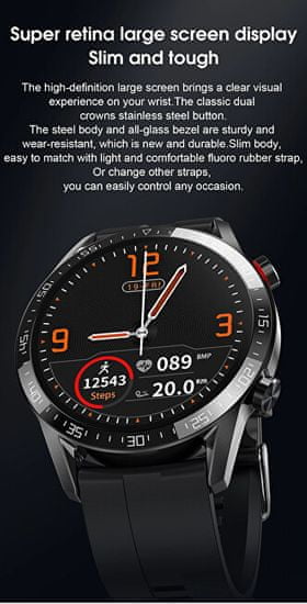 Wotchi Smartwatch WT33SST - Silver Steel