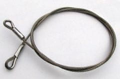 Mastrant  Ocelové lano s očnicemi, 5 mm (7x7, 1400 daN) : 4 m 
