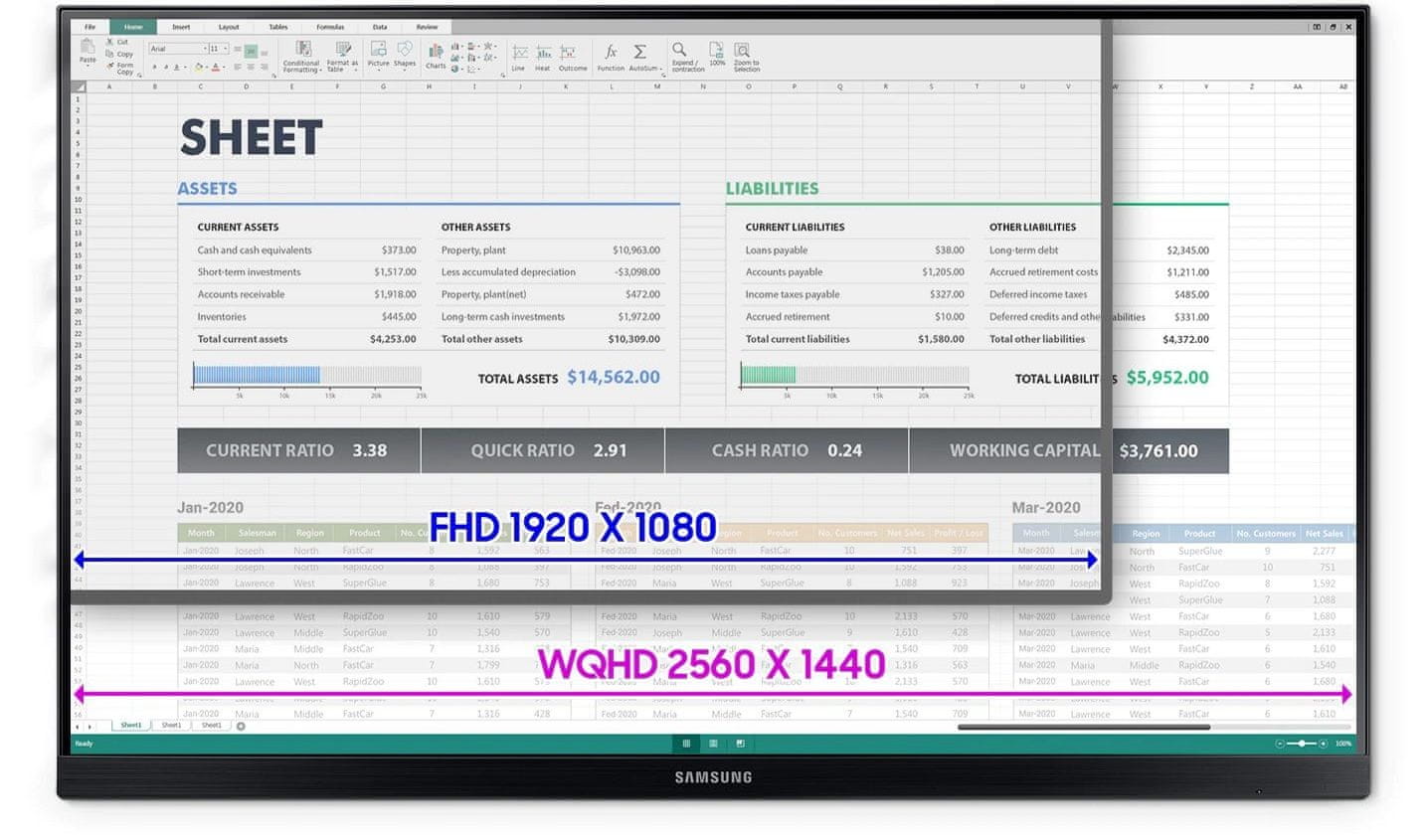  monitor Samsung T85F (LF27T850QWUXEN) IPS 24-inčni gaming zaslon