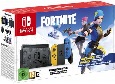 herní konzole Nintendo Switch Fortnite Special Edition (NSH056)