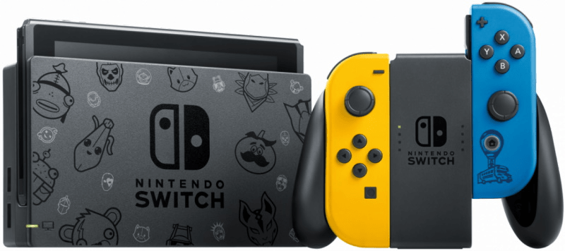 kompaktní herní konzole Nintendo Switch Fortnite Special Edition (NSH056) dlouhá výdrž baterie kompaktní rozměry