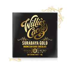 Willies Cacao Čokoláda Indonesian, Surabaya Gold hořká 69%, 50g