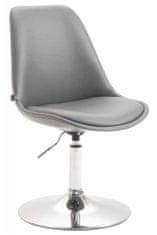 BHM Germany Jídelní židle Mave, šedá / stříbrná