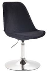 BHM Germany Jídelní židle Mave, černá / stříbrná