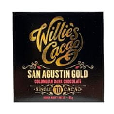 Willies Cacao Čokoláda Colombian Dark Chocolate, San Agustin Gold 70%, 50g