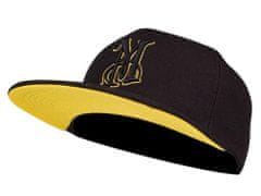 Meguiar's M Logo Snapback - černá kšiltovka snapka s vyšitým zlato-černým 3D logem M