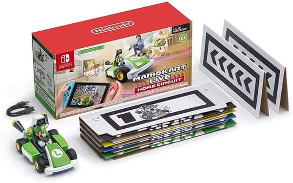 závodní hra Nintendo Switch Mario Kart Live Home Circuit - Luigi (NSS427) rozšířená realita