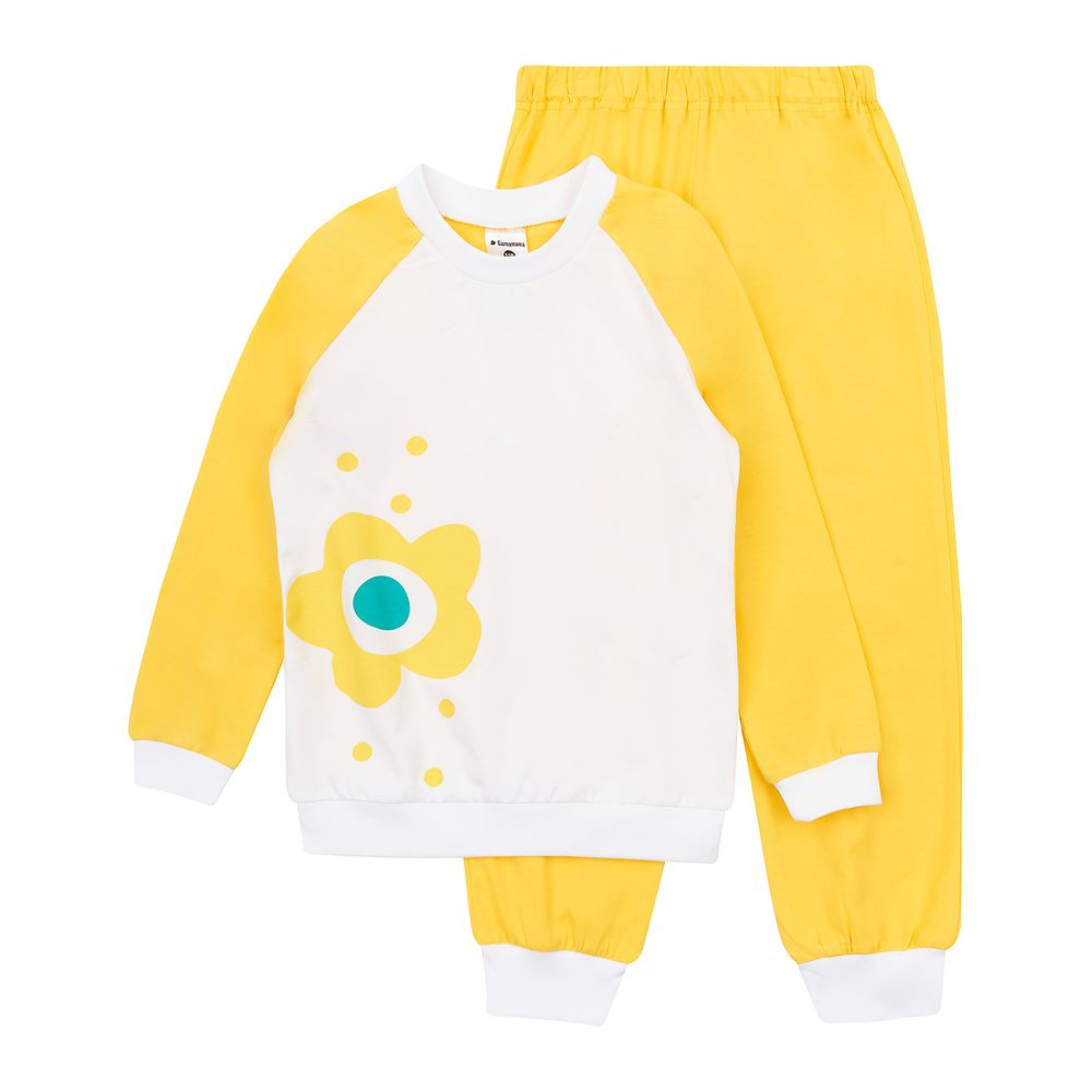 Garnamama dívčí pyžamo žlutá 146