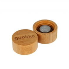 QUOKKA Quokka Flow, Skleněná láhev se silikonovým povrchem BLACK, 660ml, 40007