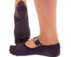 TOETOE dámské YOGA & PILATES prstové ponožky na cvičení OM, fialová, 35-38