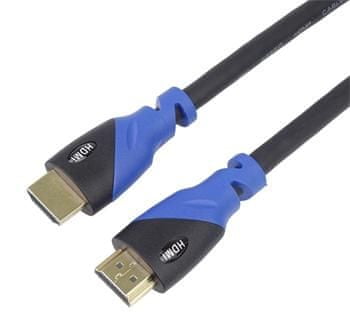Levně PremiumCord Ultra HDTV 4K@60Hz kabel HDMI 2.0b Color + zlacené konektory 0,5 m kphdm2v05