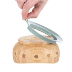 Lässig Bowl Bamboo/Bowl Bamboo/Wood Little Chums cat with suction pad/silicone 1310049108