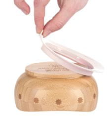 Lässig Bowl Bamboo/Wood Little Chums mouse with suction pad/silicone 1310049725
