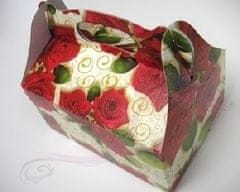 Paris Dekorace Krabička na výslužku červené růže