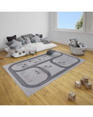 Mujkoberec Original Dětský kusový koberec Mujkoberec Original Flatweave Kids Rugs 104878 Grey 200x290