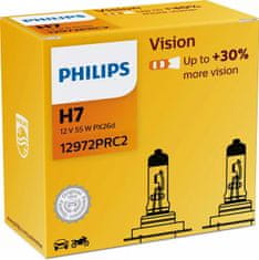 Philips Vision+30% 12972PRC2 H7 PX26d 12V 55W 2ks duopack