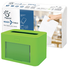Papernet zelený zásobník na papírové ubrousky + 4000 ks ubrousků