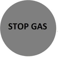 Vestavná plynová varná deska Candy CVG74WPB Stop Gas