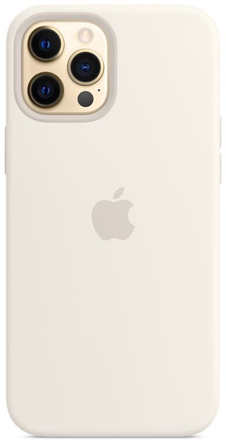 Apple iPhone 12 Pro Max Silicone Case with MagSafe - White MHLE3ZM/A