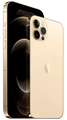 Apple iPhone 12 Pro Max, supervýkonný procesor, strojové učení, A14 Bionic, velký displej, duální ultraširokoúhlý fotoaparát, IP68, voděodolný, Face ID, čtečka obličeje, Dolby Atmos