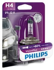 Philips Vision Plus +60% 12342VPB1 H4 P43t-38 12V 60/55W blistr