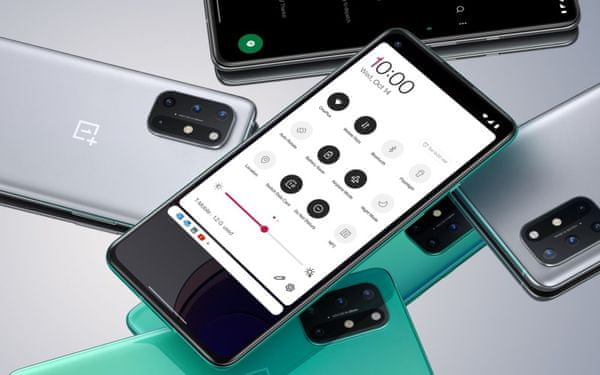 OnePlus 8T, veľký displej, Fluid AMOLED, 120 Hz, HDR10+, Gorilla Glass 5, adaptívny displej
