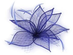 Kraftika 1ks 4 modrá námořnická fascinátor / brož květ