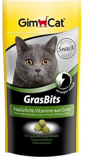 Gimpet Gimcat Tablety GrasBits s kočičí trávou 40 g