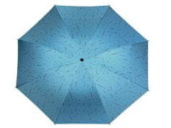 Kraftika 1ks 8 modrá azurová dámský skládací deštník