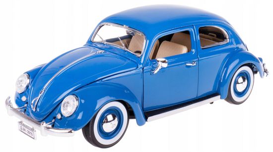 BBurago 1:18 Volkswagen Beetle 1955 modrá