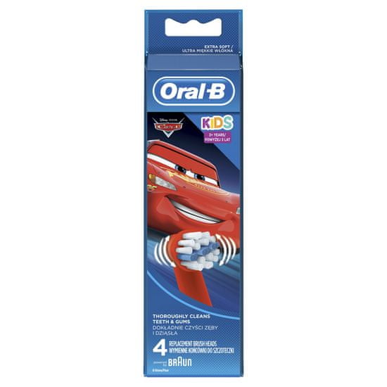 Oral-B Cars 4 ks náhradní hlavice