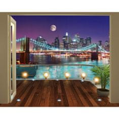 Walltastic Walltastic, Dekorační fototapeta 243 x 304cm Brooklyn Bridge, 43626