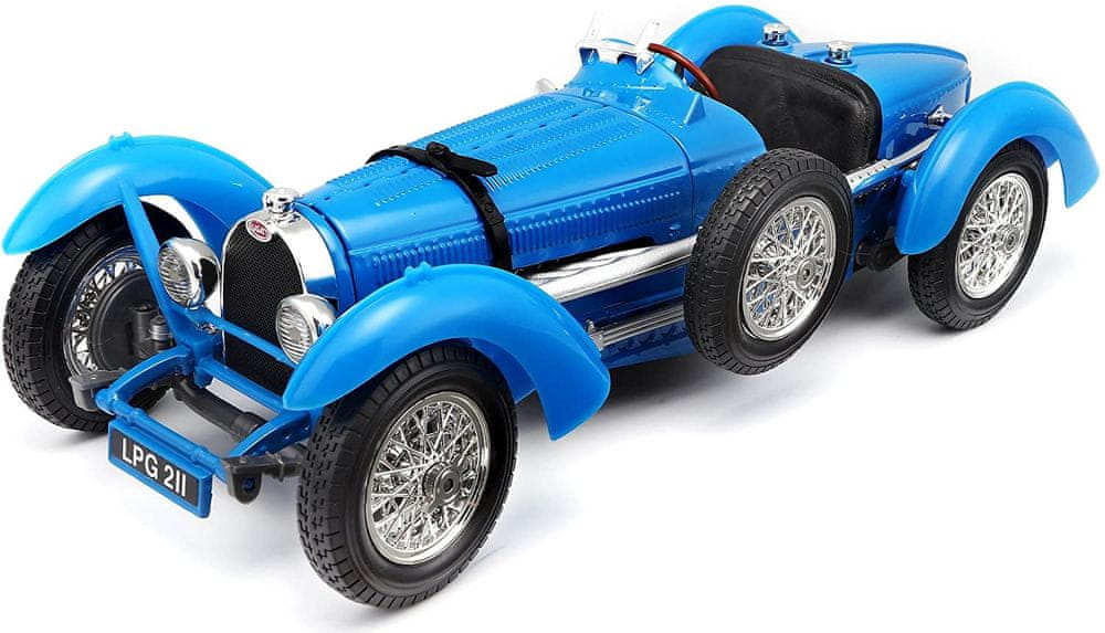 Levně BBurago 1:18 Bugatti Type 59 modrá