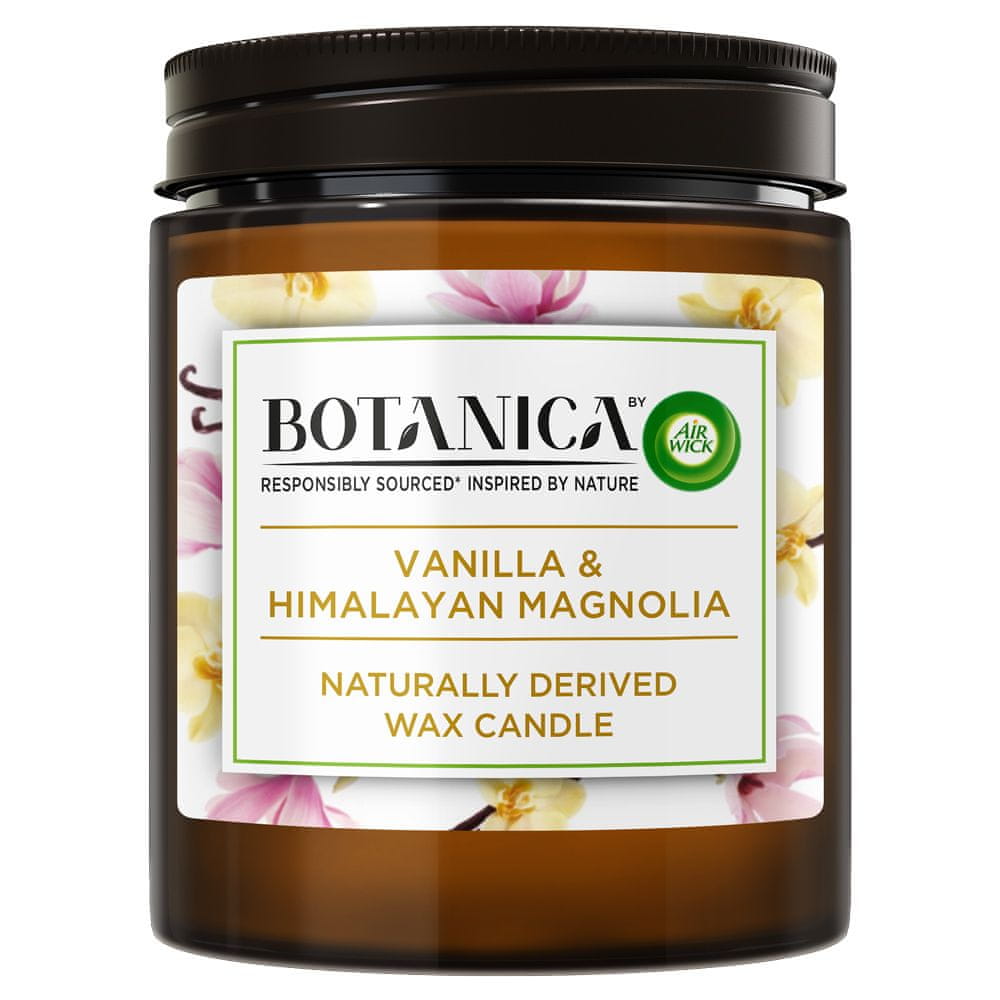 Air wick Botanica by svíčka - Vanilka a himalájská magnolie 205 g