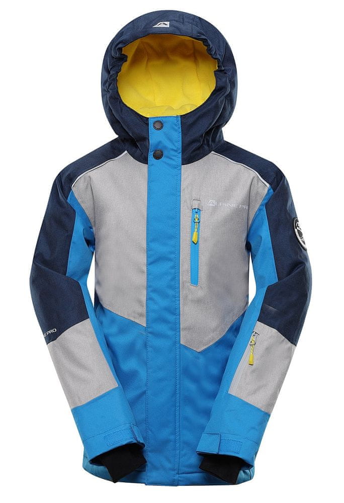 ALPINE PRO dětská lyžařská bunda Sandaro 128 - 134 modrá