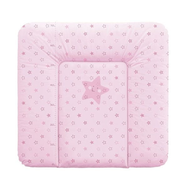 Levně Ceba Baby Přebalovací podložka 75 x 72 cm - Hvězda růžová