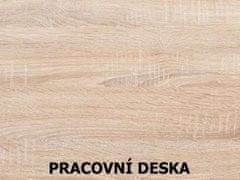 Nejlevnější nábytek Kuchyně JAMISON 180/240 cm, korpus wenge/dvířka dub sonoma