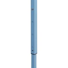 Vidaxl Rozkládací stan nůžkový se 4 bočními stěnami 3 x 4,5 m modrý