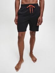 Calvin Klein Pánské pyžamové šortky NM1800-001 černočervená - Calvin Klein černo-červená XL