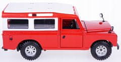 BBurago 1:24 Land Rover červená