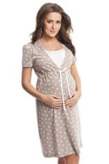 Dorota Kojicí a těhotenská noční košile Beáta béžová Béžová XL
