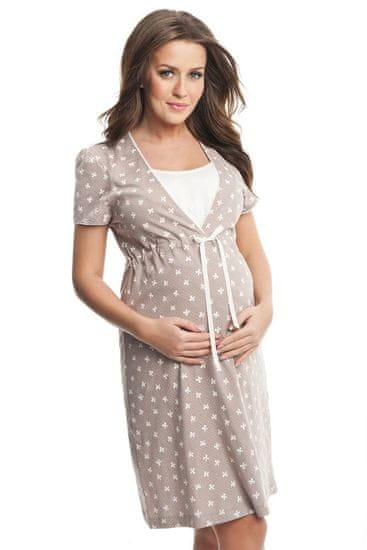 Dorota Kojicí a těhotenská noční košile Beáta béžová