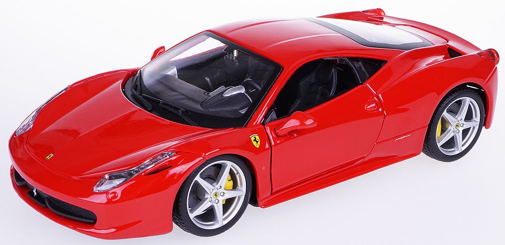 BBurago 1:24 Ferrari 458 Italia červená