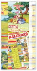 Grooters W. Disney Medvídek Pú - měřící kalendář, 33 x 64 cm