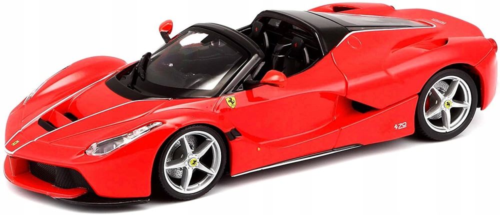 Levně BBurago 1:24 Ferrari La Ferrari Aperta červená