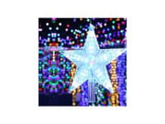commshop Vánoční LED digitání dekorace - Hvězda Topper Strom 12 cm