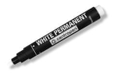 Centropen Značkovač 8586 Permanent bílý válcový hrot