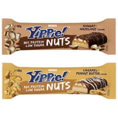 Weider Yippie! Nuts Protein bar 45 g - caramel-peanut butter 